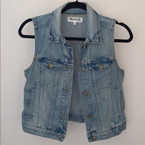 Madewell jean vest